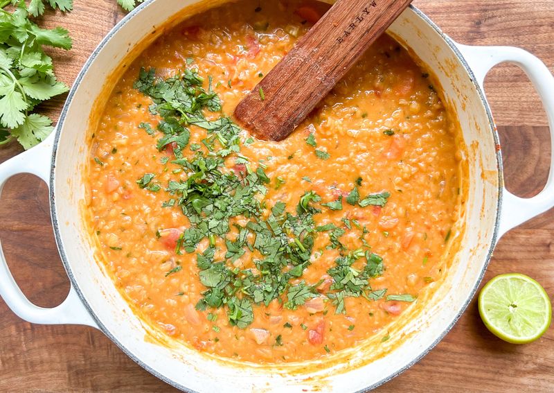 Coconut-Curry Lentil Stew