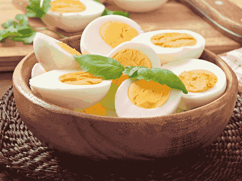 Plain Hard-Boiled Eggs