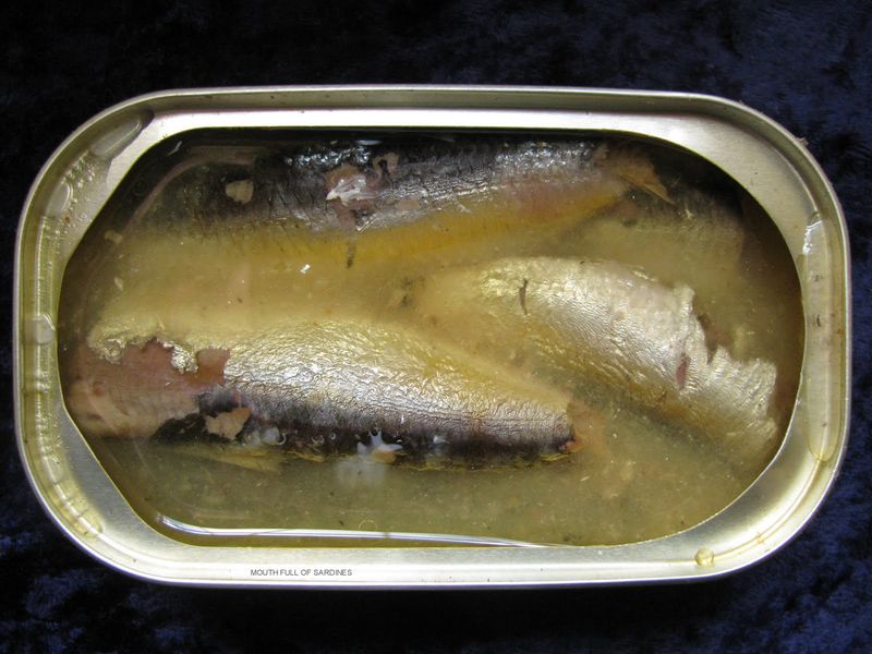 Ignoring Canned Sardine Brine