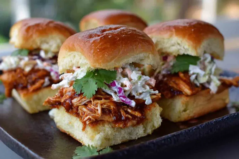 BBQ Chicken Sliders