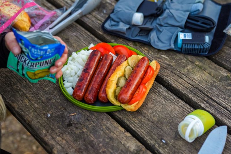 Grilled Hot Dogs