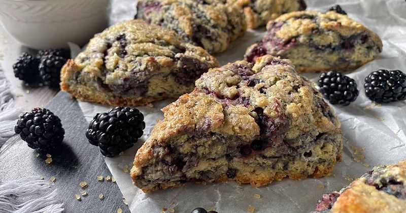 Blackberry Vanilla Scones