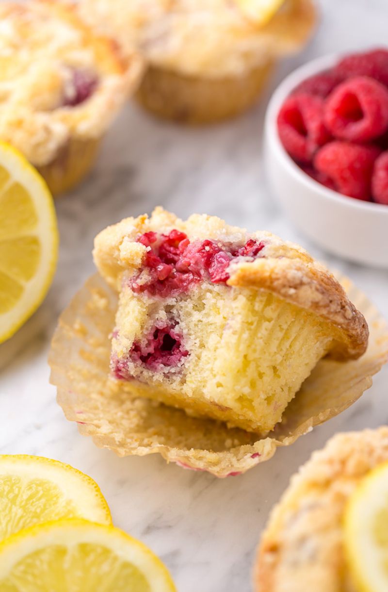 Raspberry Lemon Muffins