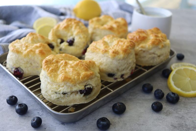 Blueberry Lemon Biscuits