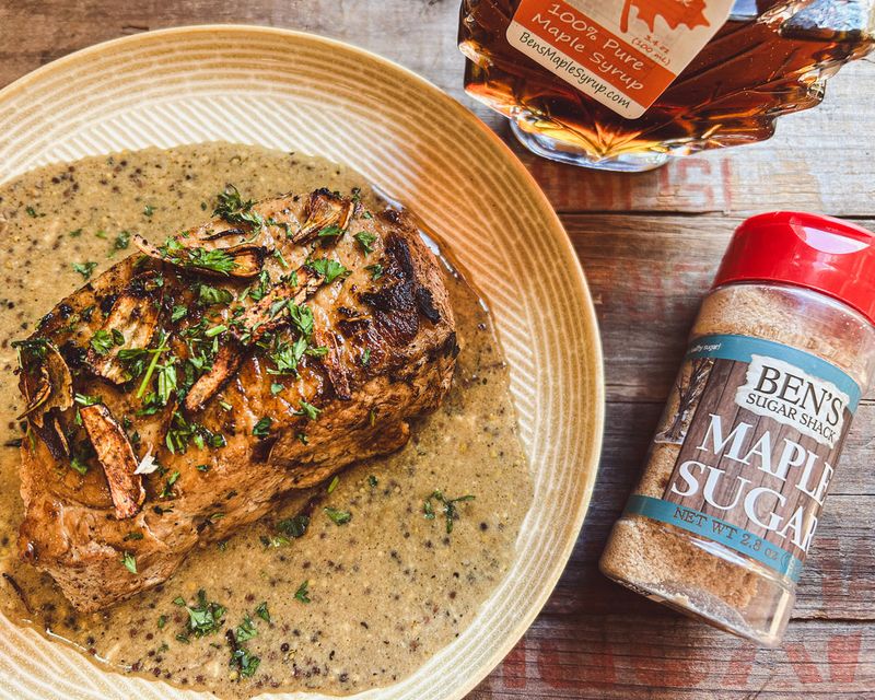 Maple Mustard Pork Chops