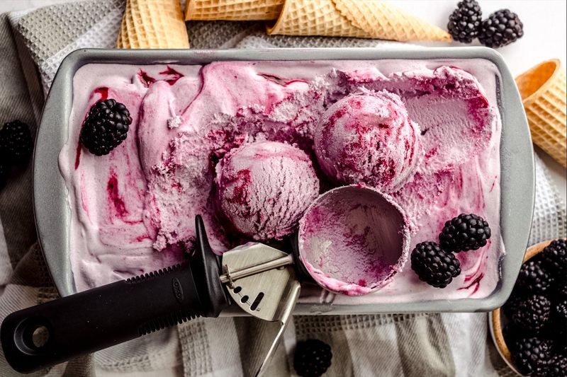 Blackberry Ice Cream