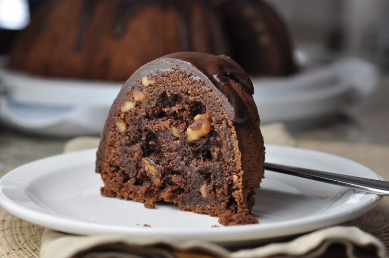 Hazelnut Mocha Bundt Cake