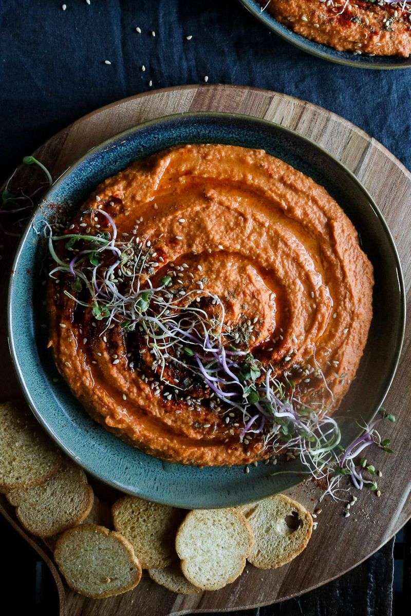 Roasted Red Pepper Hummus