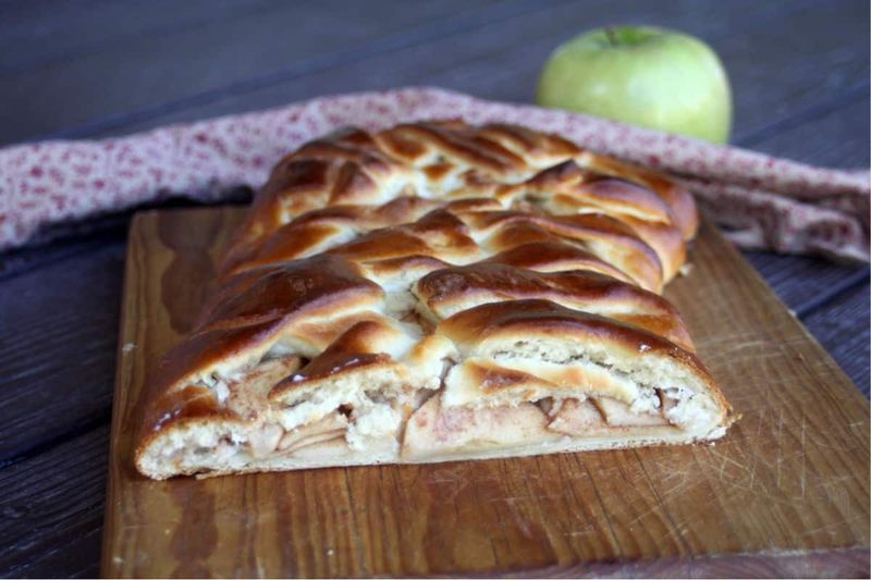 Apple Cream Cheese Strudel