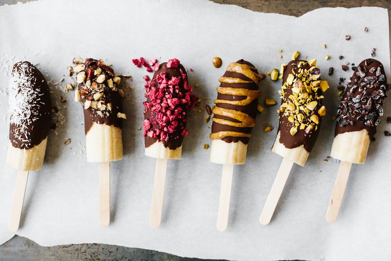 Chocolate-Dipped Frozen Bananas