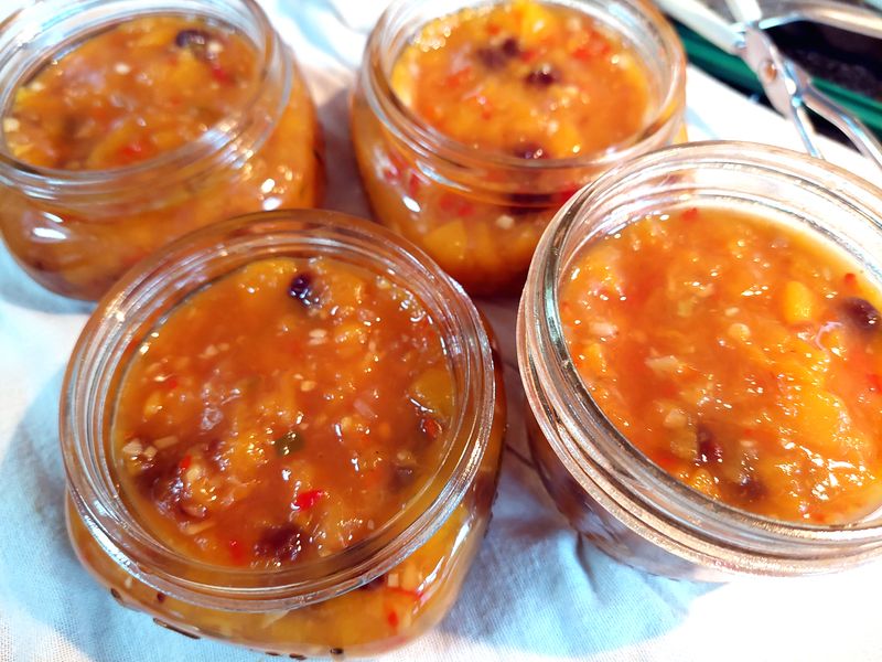 Spiced Peach Chutney