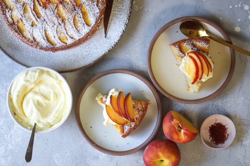 Peach and Coconut Tropical Cookie