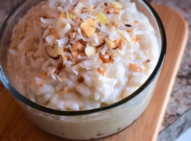 Coconut Milk Rice Pudding