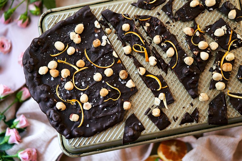 Hazelnut Chocolate Bark