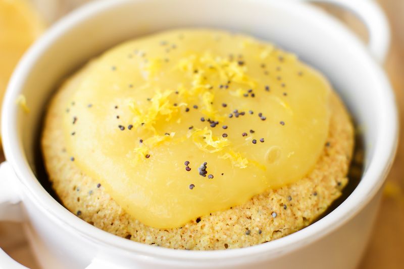 Lemon Poppy Seed Mug Cake