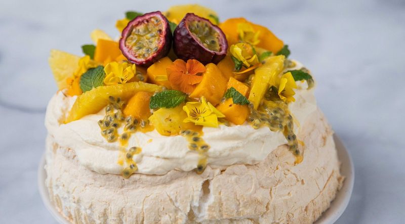 Tropical Fruit Pavlova