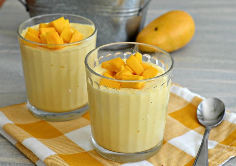 Mango Mousse Cups