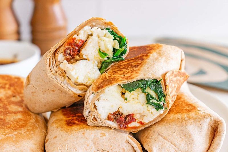 Spinach and Feta Wrap