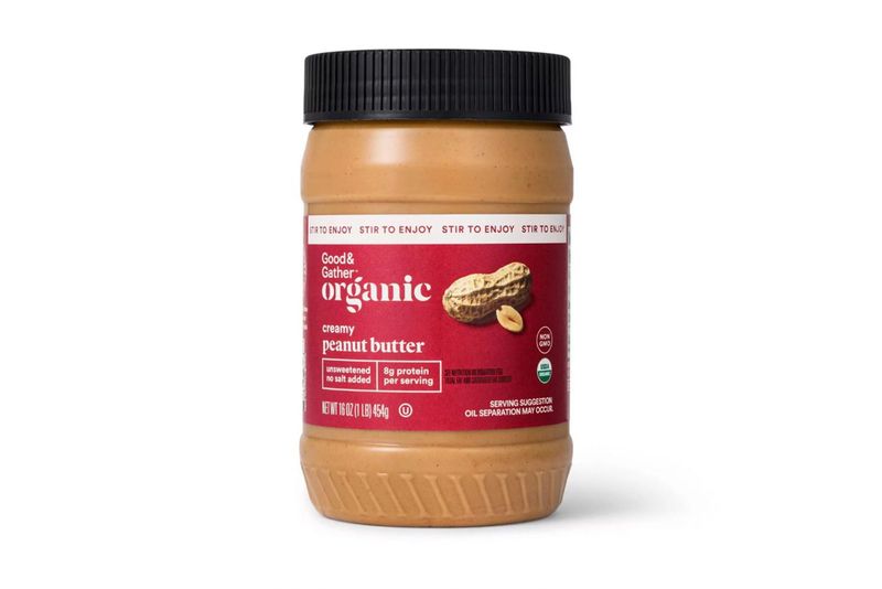 Good & Gather Organic Creamy Unsweetened Peanut Butter
