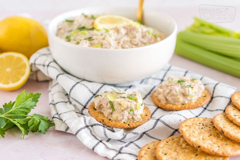 Tuna Salad on Crackers