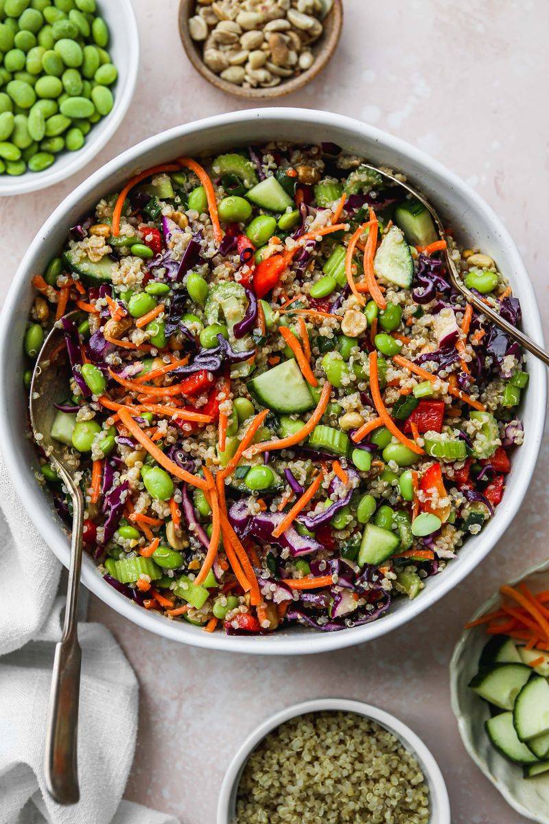 Quinoa and Edamame Fusion
