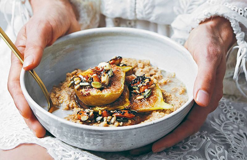 Amaranth Porridge with Figs