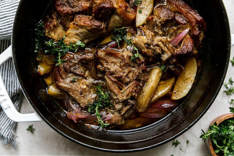 Cider-Braised Pork Shoulder