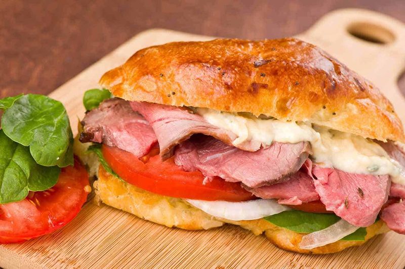 New Hampshire Roast Lamb Sandwich