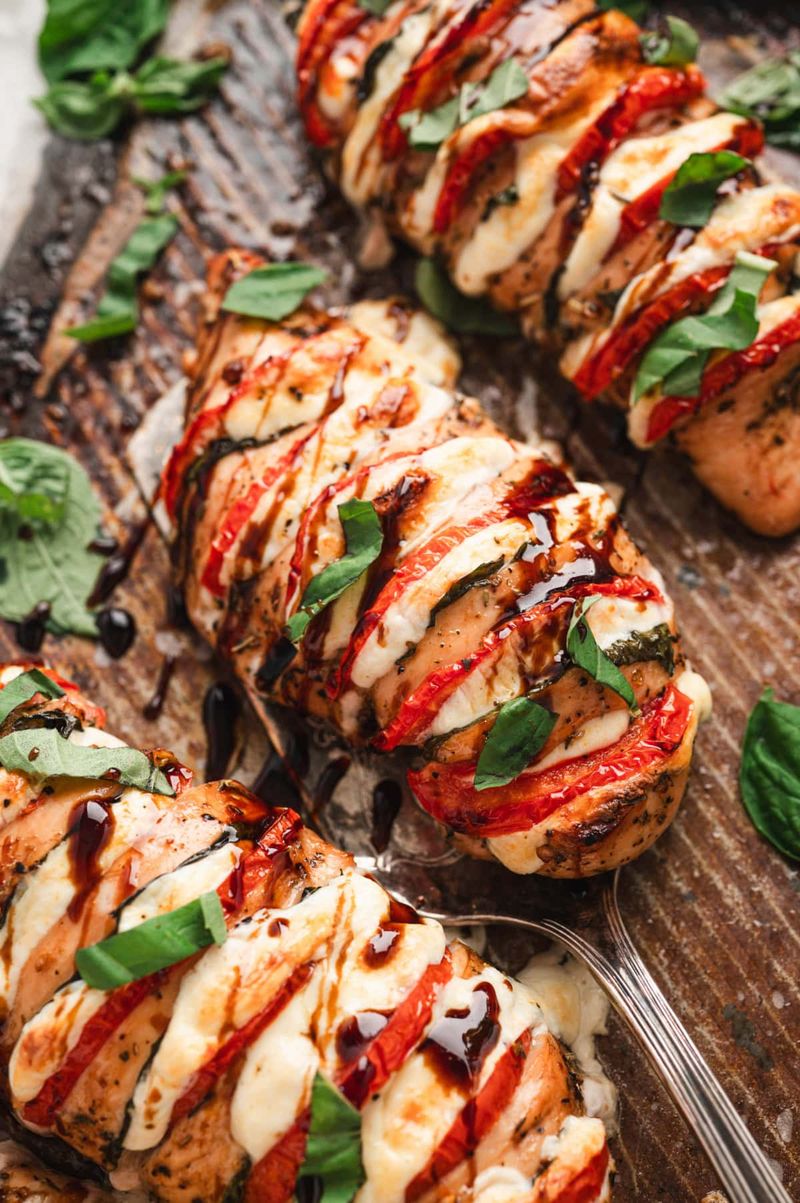 Caprese Stuffed Chicken