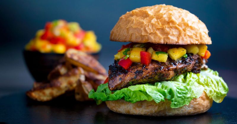 Jamaican Jerk Chicken Sandwich