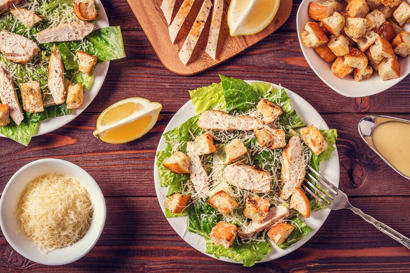 Chicken Caesar Salad with a Twist