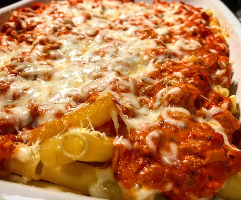 Baked Ziti with Ground Turkey