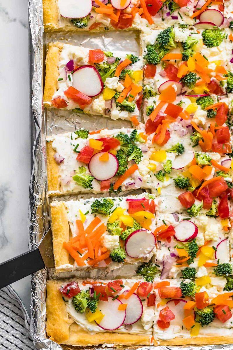 Pillsbury Crescent Veggie Pizza