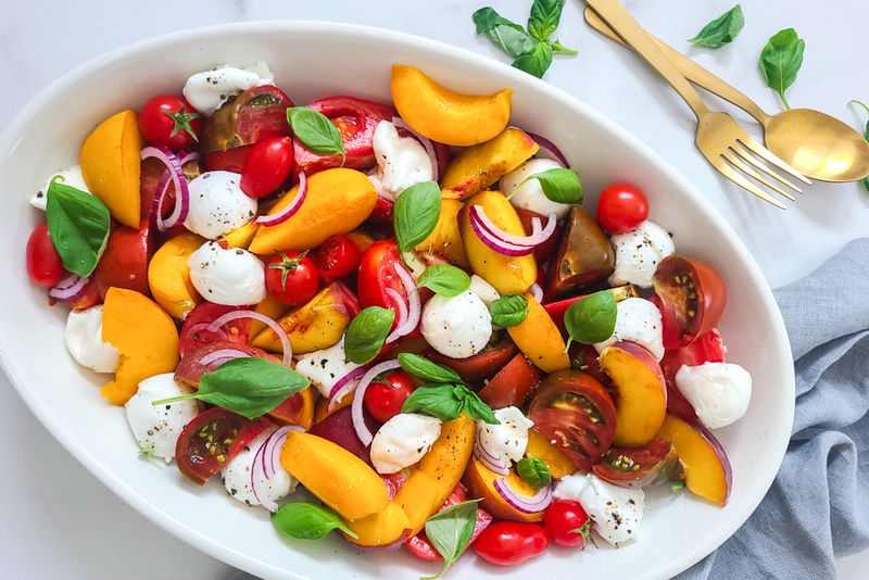 Peachy Keen Caprese