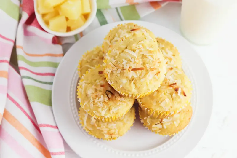 Pineapple Coconut Muffins