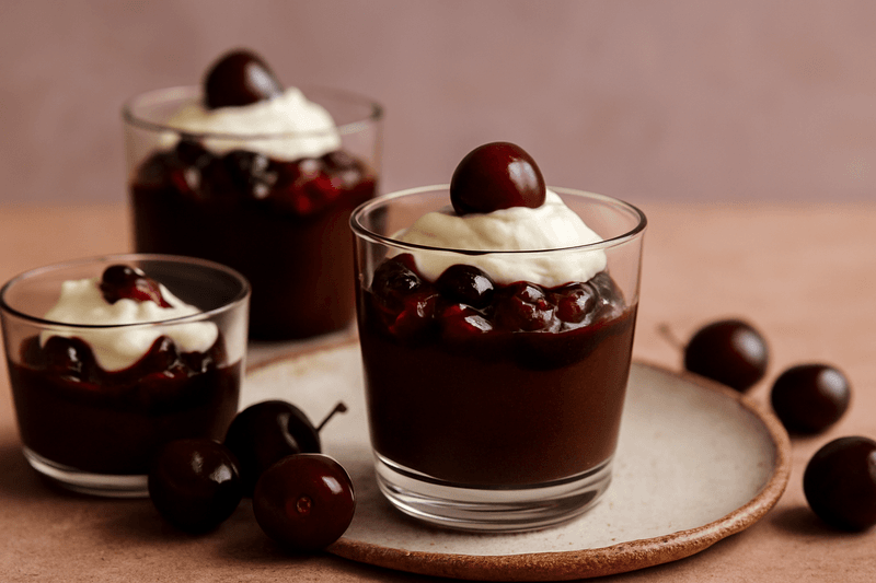 Cherry Chocolate Mousse