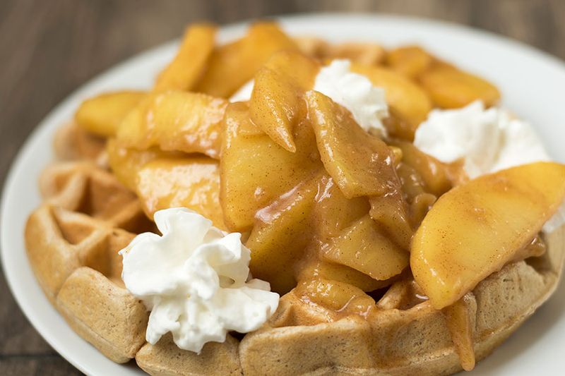 Apple Cinnamon Waffles