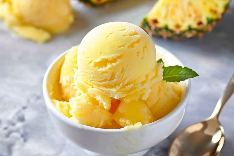 Pineapple Ice Cream