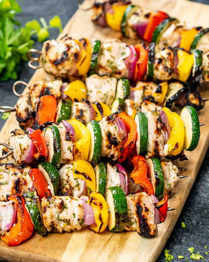 Grilled Chicken Skewers