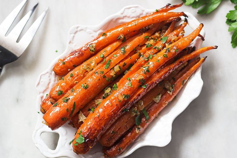 Honey Garlic Carrots