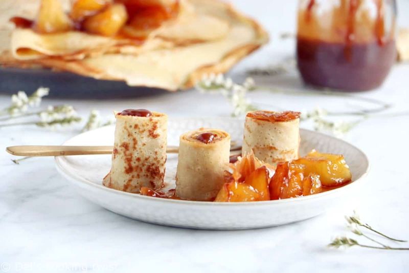Caramel Apple Crepes