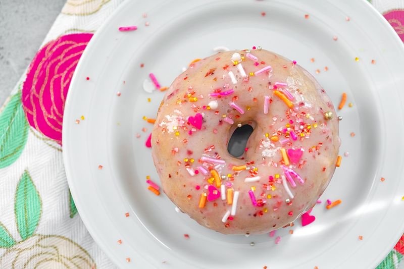 Strawberry Frosted Donut