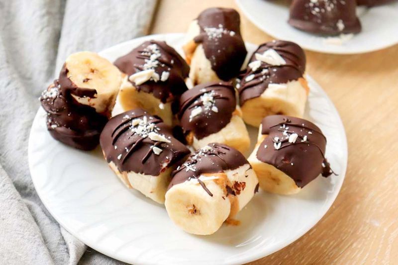 Banana Slices with Cocoa
