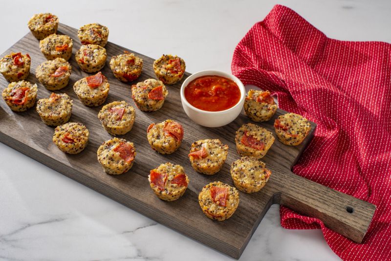 Quinoa Pizza Bites