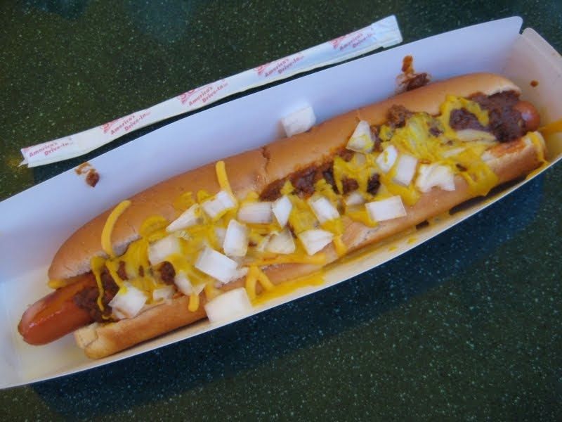 Sonic's Footlong Quarter Pound Coney