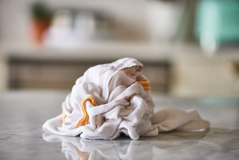 Unwashed Dish Towels
