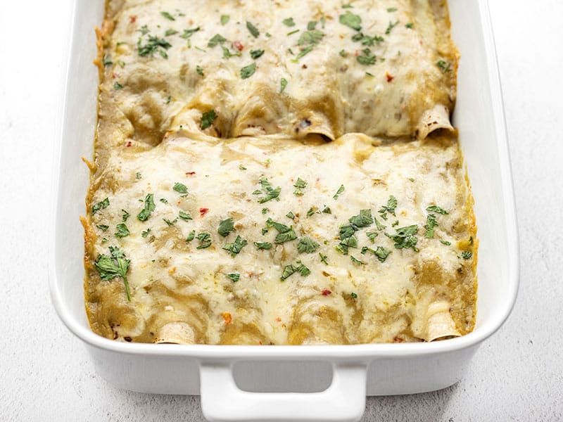 Green Chili Enchiladas