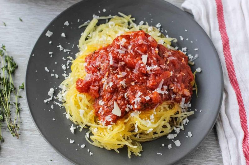 Spaghetti Squash with Marinara