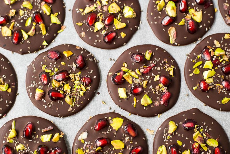 Pomegranate and Pistachio Dessert Bars