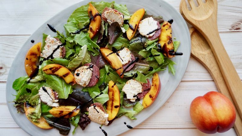 Grilled Peach Salad